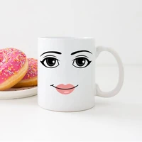 game inspired woman face mug funny men woman faces coffee mug cute gamer birthday gift back to school mug