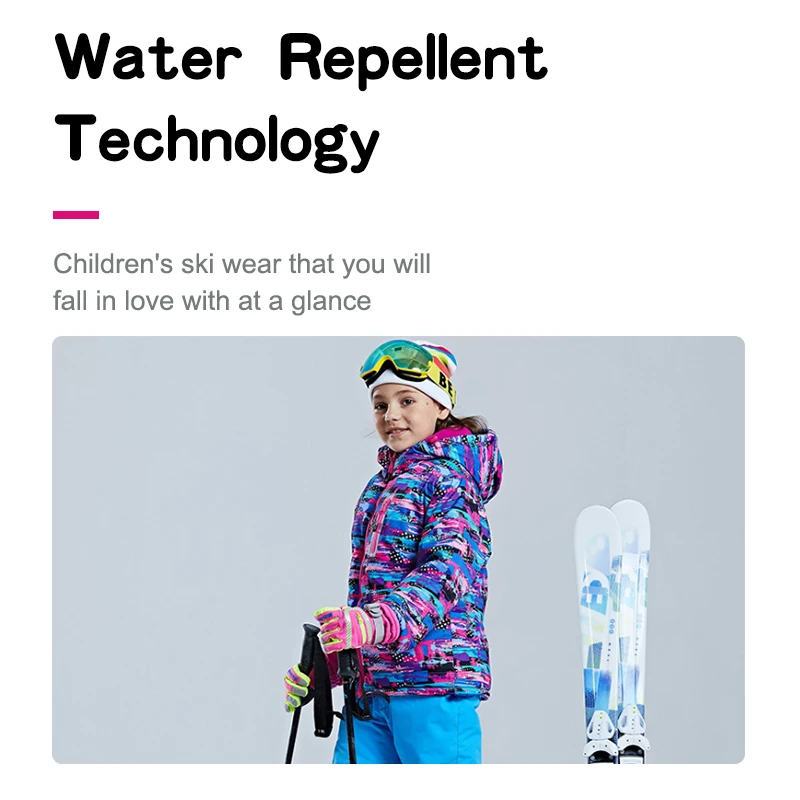 Детская Лыжная куртка PHMAX уличная спортивная для сноуборда водонепроницаемая