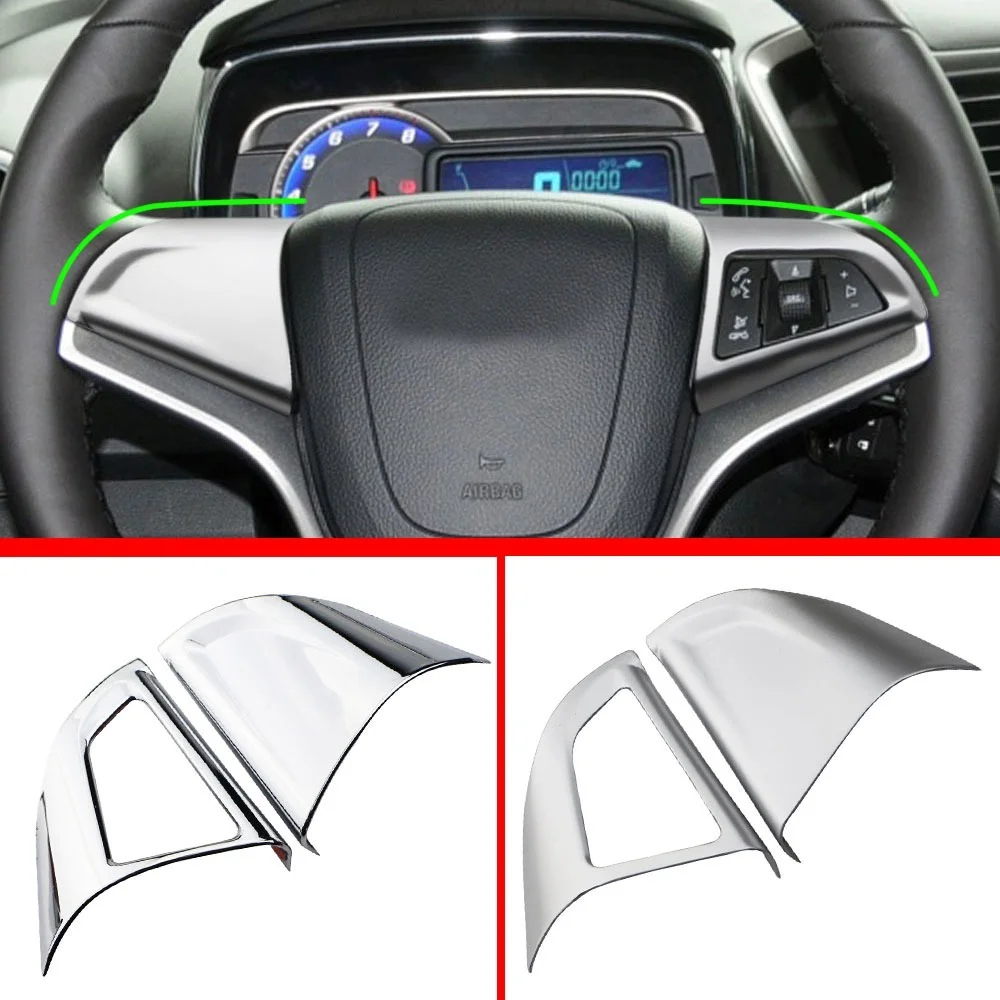 Накладка на руль хромированный чехол из углеродного волокна для Chevrolet Chevy Cruze Trax