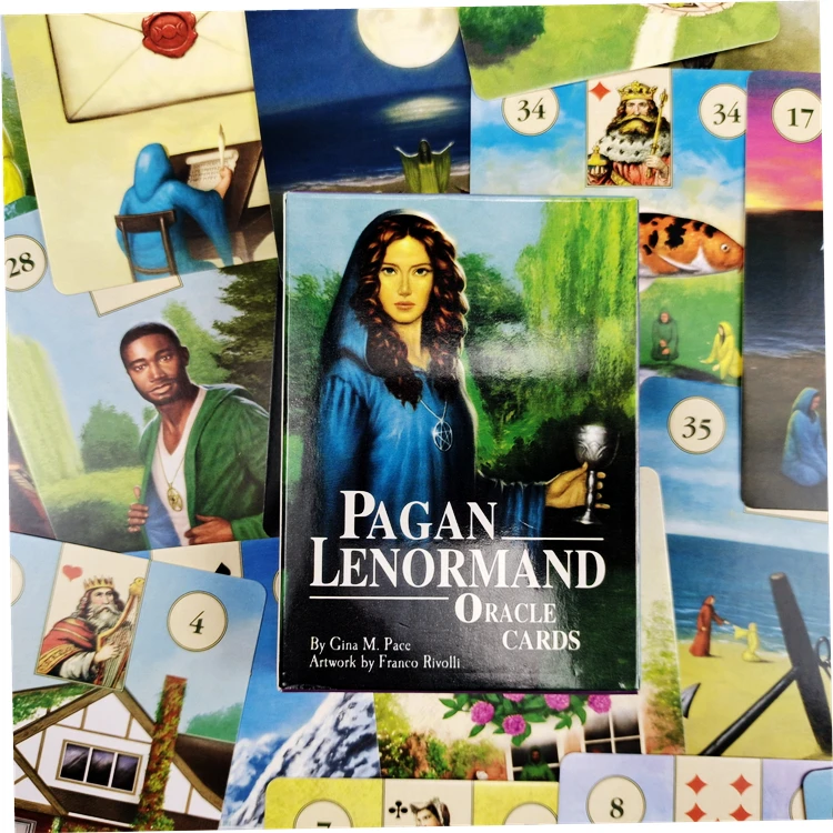 Языческие карты Lenormand Tarot epic ink witch circle of life зеленые глифы lenormand настольная игра в PDF