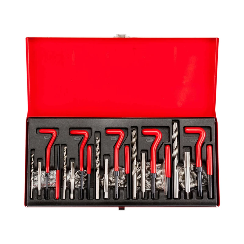 Набор для ремонта резьбы 131 шт. набор метрических Сверл из быстрорежущей стали с
