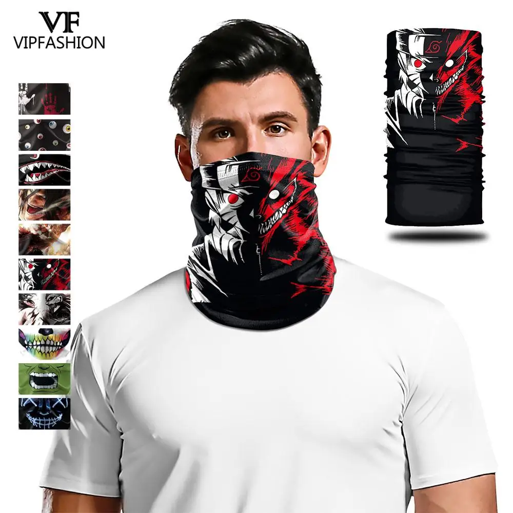 Шарф Труба Мужской с принтом клоуна и черепа волшебная Балаклава бандана для