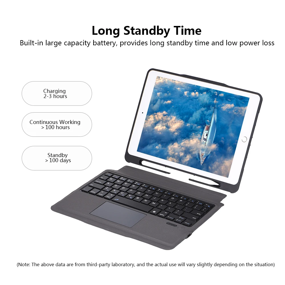 Чехол для iPad Air2 Pro 9 7 2017 2018 с беспроводной клавиатурой сенсорная панель футляр