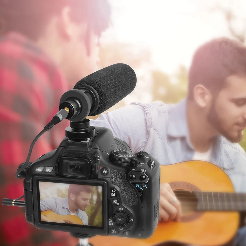 Конденсаторный микрофон для смартфона MAONO CM10 видеосъемки Canon Nikon DSLR видеокамеры