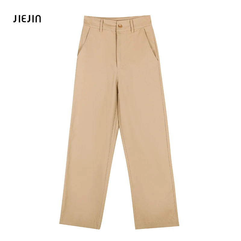 

2020autumn winter new casual straight pants women female drawstring loose knitted wide leg pants casual Trousers Size 2XL