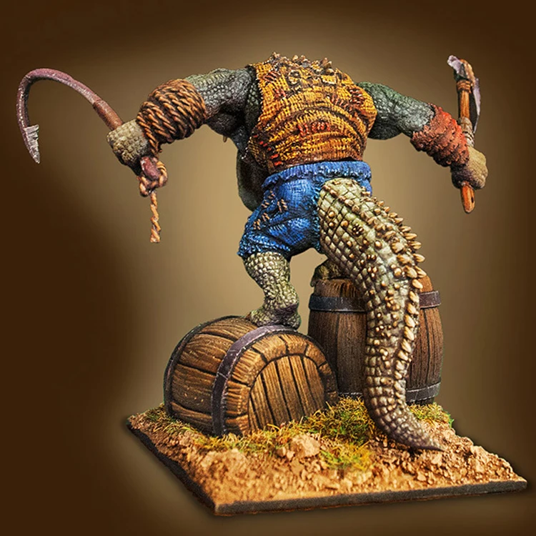 40 мм CROC пират модель из смолы GK мифология животных несобранный и Неокрашенный