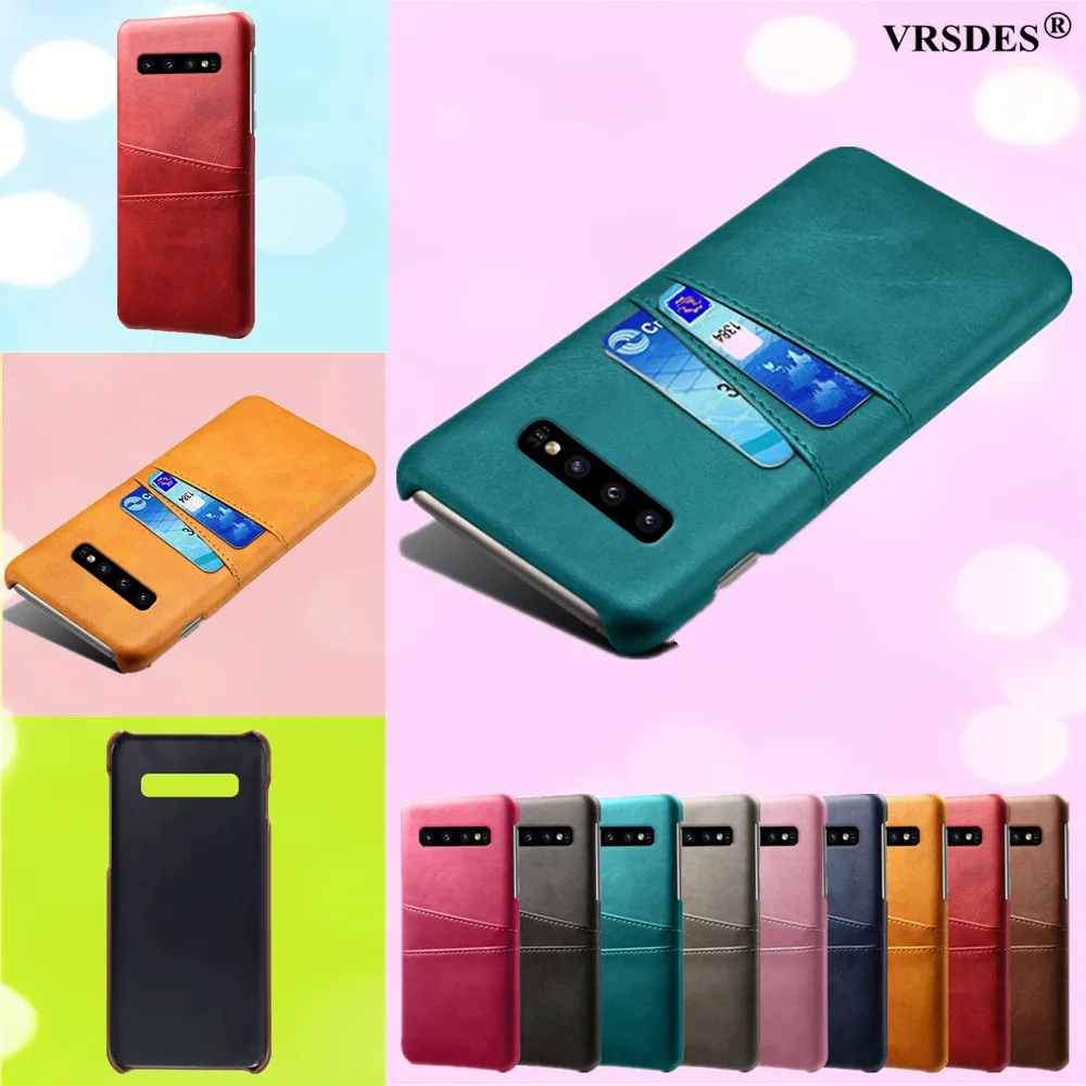 

Card Slots Cover PU Leather+PC Case For Samsung Galaxy S10 S9 S8 Plus Note 9 8 A9 A7 A8 A6 Plus 2018 J7 J5 J3 A7 A5 A3 2016 2017