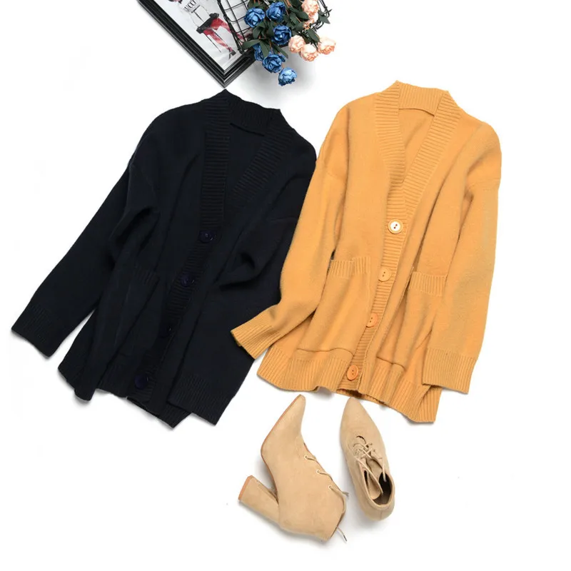 Женский Повседневный свитер новинка Лидер продаж высококачественный кардиган в