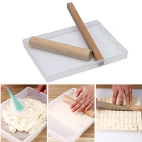 diy nougat tray set wooden cutting rolling pin baking candy tools cake decorating tools nougat mold forms for sweets set