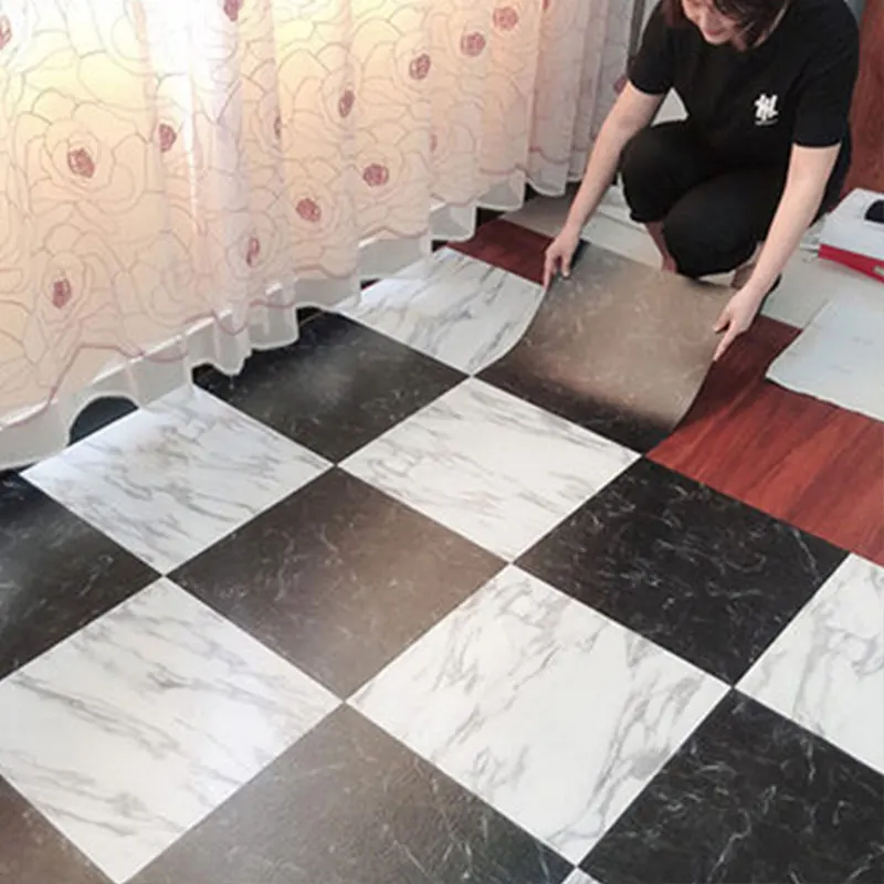

60*60 см Водонепроницаемая напольная паста, утолщенные мраморные обои, кухонная настенная наклейка, украшение дома «сделай сам», настенная на...