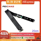 Удлинительный кабель R44SF  R24SF M.2 для NVMe SSD, Твердотельный накопитель, Райзер карта с поддержкой M2 к PCI Express 3,0 4,0 X4 PCI-E 32 ГБbps