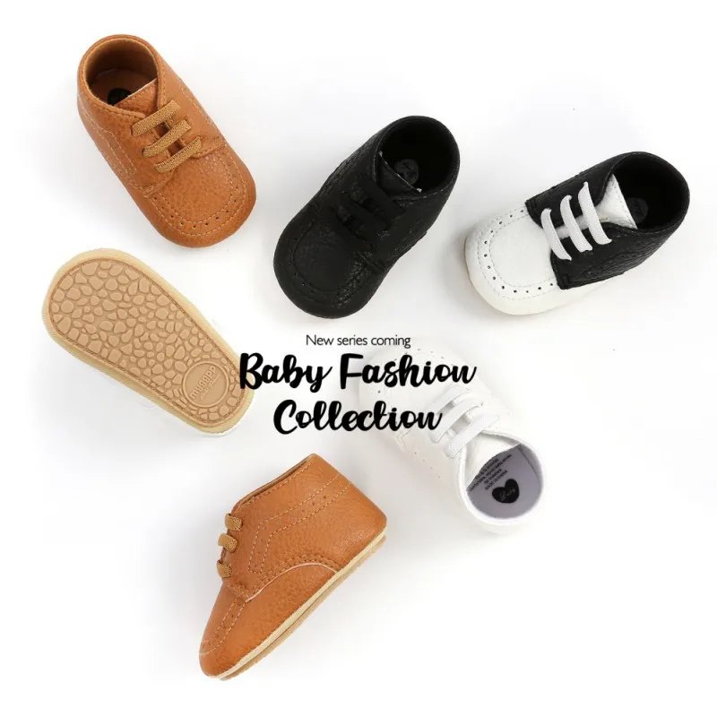 

Baby Fashion Soft Sole Lace-up Non-slip Walking Shoes