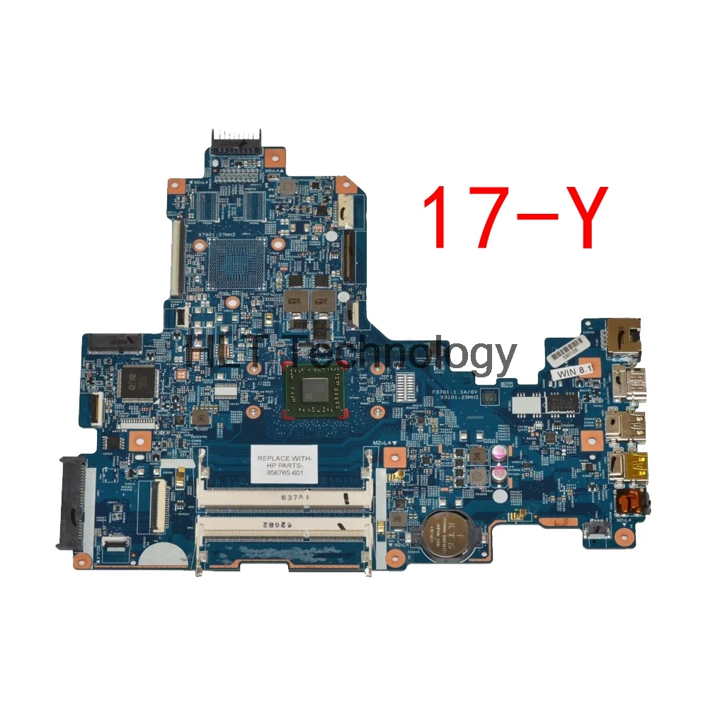

Laptop motherboard For HP Notebook 17-Y 17Z-Y 17-Y088CL 856765-001 856765-601 448.08G03.0011 15286-1 A8-7410 CPU DDR3 Mainboard