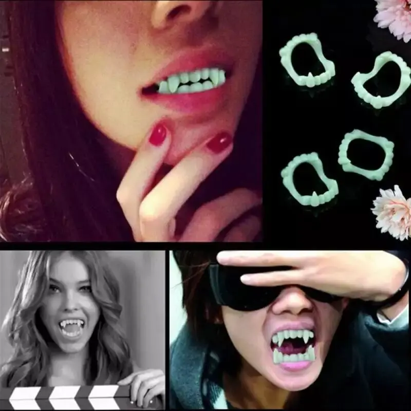 

10000pcs PC Vampire Fake Teeth Non-toxic Plastic Terrorist Toy For Halloween Party Festive