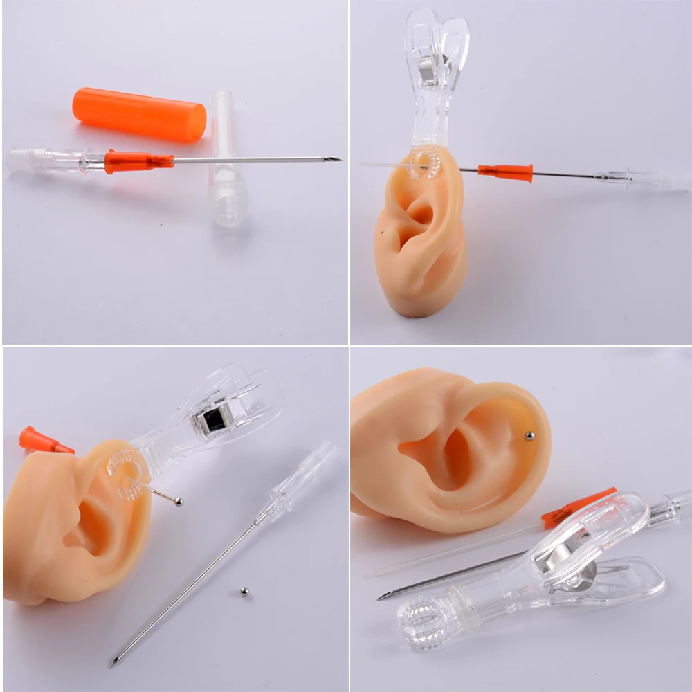 2 шт. хирургическая сталь I.V. Катетер Cannula стерильные иглы для пирсинга 14 г 16 18 20