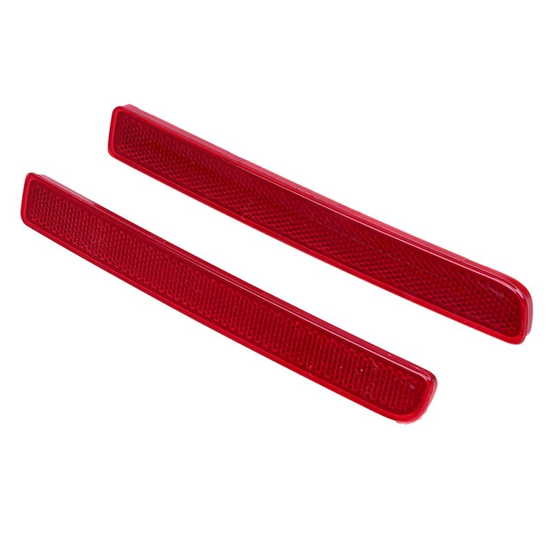 POSSBAY Красные линзы Автомобильный задний бампер Redlector предупреждающие полосы