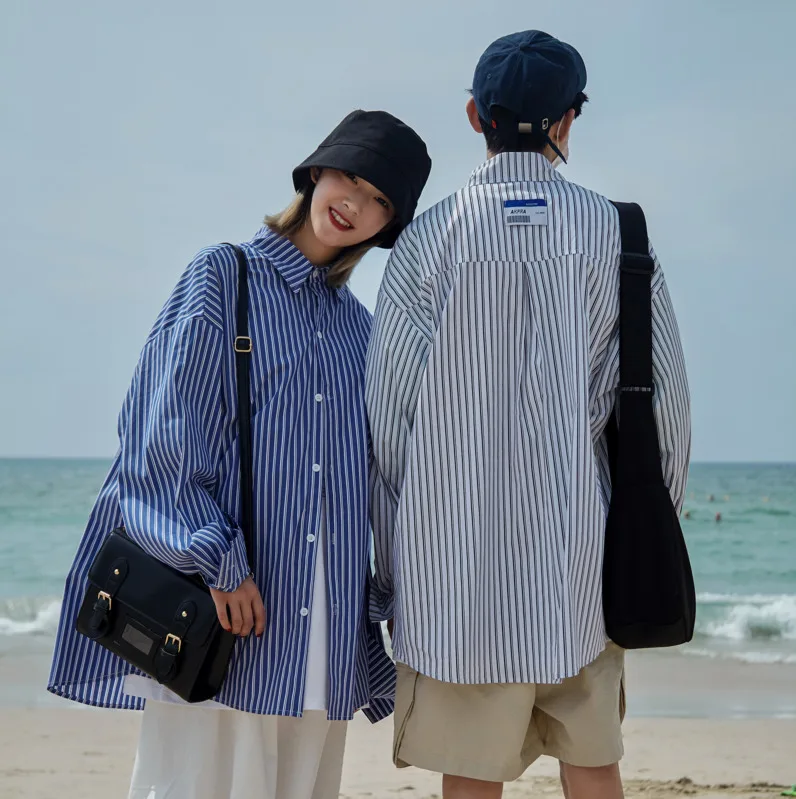 Весна-Осень 2020 новая молодежная Популярная свободная однобортная рубашка в