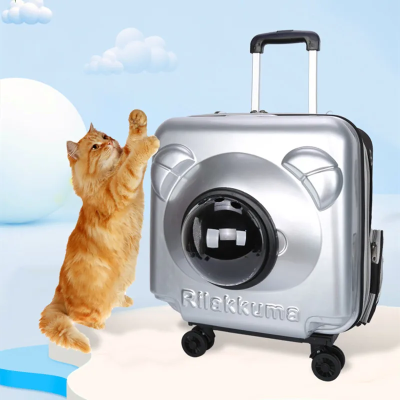 

Дышащая вместительная клетка для домашних животных, переносной рюкзак для кошки, космическая сумка, товары для переноски домашних животных...