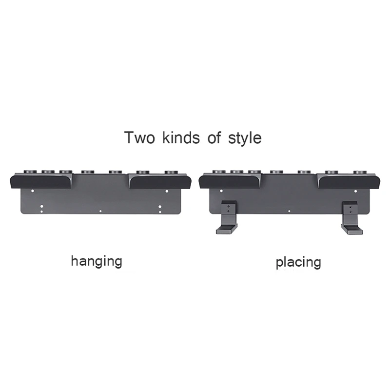 

Wall Mounted Hair Dryer Storage Rack Bathroom Curling Iron Holder Save Space Aluminum MultipurposeToilet Shelf