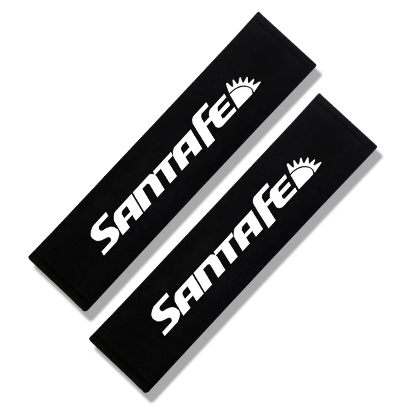 2pcs Car Seat Belt Pads Shoulder Strap Pad Cushion Cover for Hyundai Santa fe Accessories | Автомобили и мотоциклы