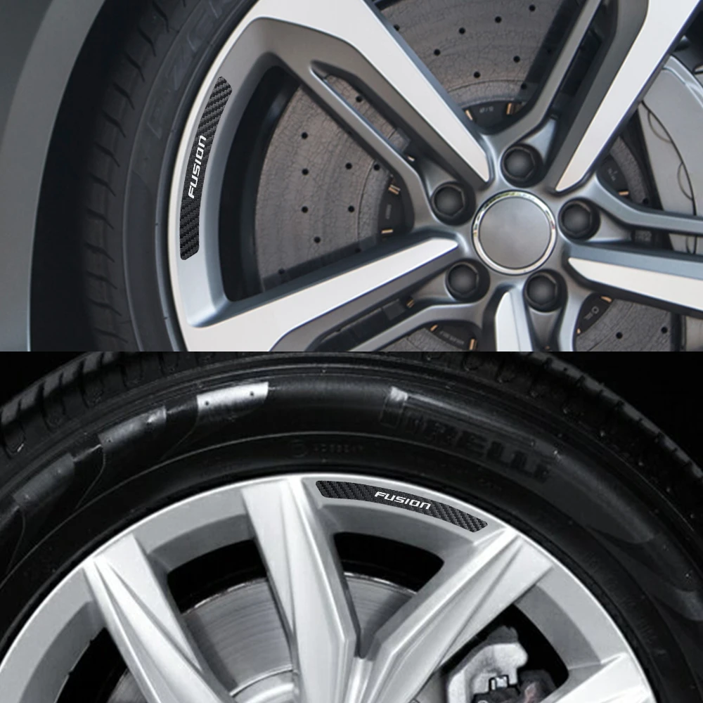 Автомобильные наклейки на обод колеса для Ford Kuga Fusion Fiesta Ranger Explorer Ecosport ST Hub