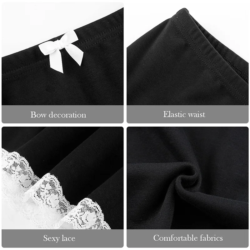 

E-girl Sweet Bow Lace Trim Black Skirts Y2K Aesthetics Solid High Waist Bodycon Short Skirt Clubwear 90s Vintage Bottoms