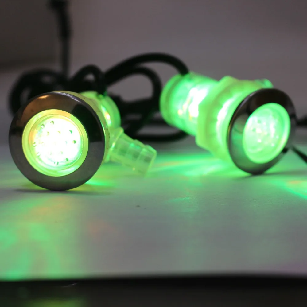 10 шт. самый маленький встраиваемый водонепроницаемый RGB подводный массаж спа светодиодный пузырьковый свет воздушный реактивный свет с 1 шт. ручной контроллер света