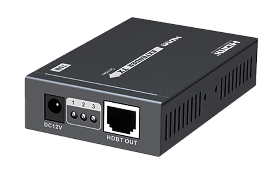 HDBaseT HDMI удлинитель 4K с ИК hdmi 1,4 V до 70M 3D, 4k X 2k поддерживается с адаптером питания 12V