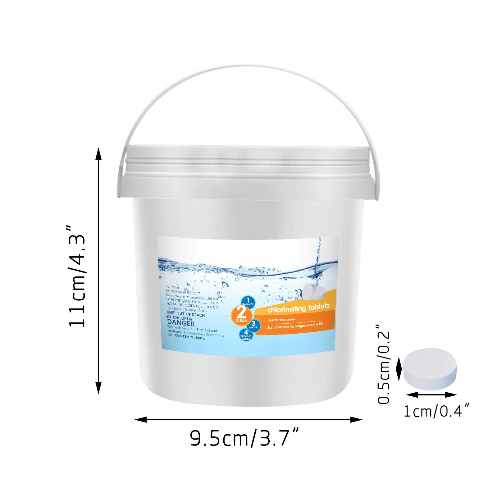 

Pool Accessories Swimming Pool And Spa Piscine Accessoire Long-acting Chlorinated Tablets New Pool Cleaning Effervescent Tablets