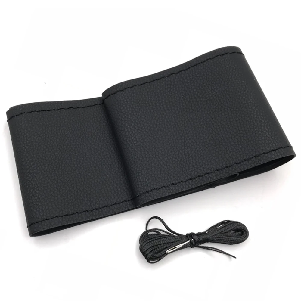 38 см Чехол для автомобильного руля из экокожи со шнуровкой оплетка на руль чехол