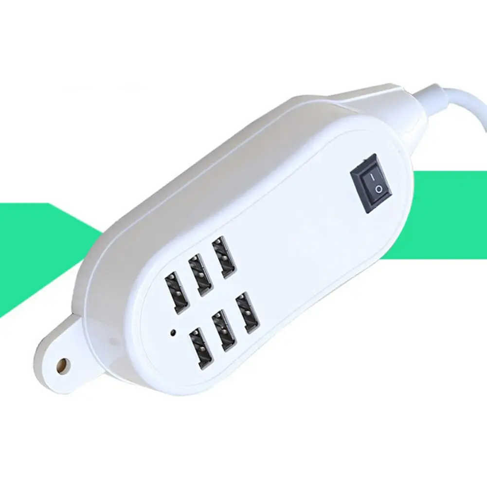 25 Вт/5А 6 usb портов для настольного телефона зарядное устройство сетевой адаптер
