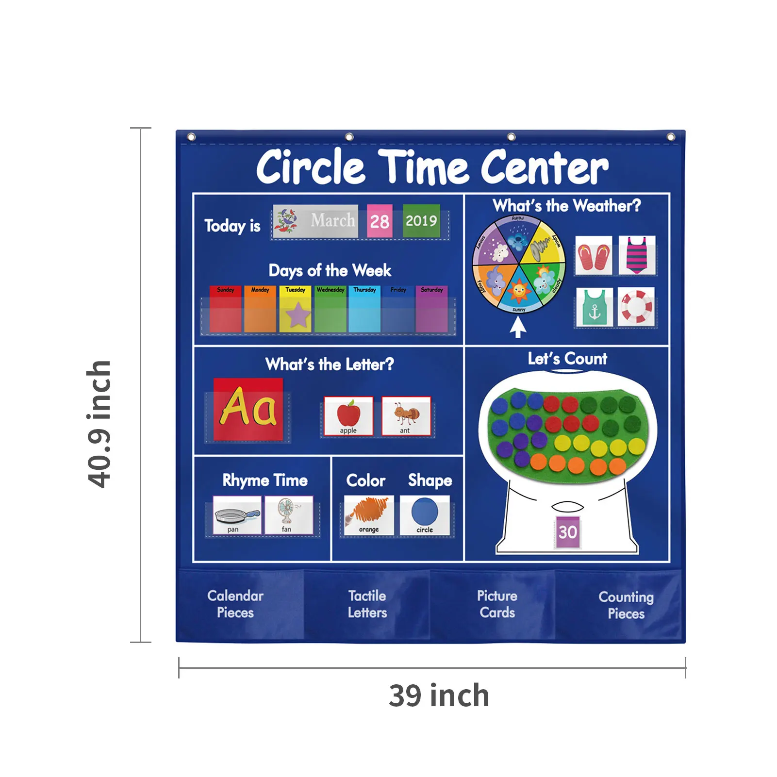 

Calendar Weather Chart Preschool Learning Chart Educational Calendar Set For Kids Home Alphabets Learning Toy Gift For Toddlers