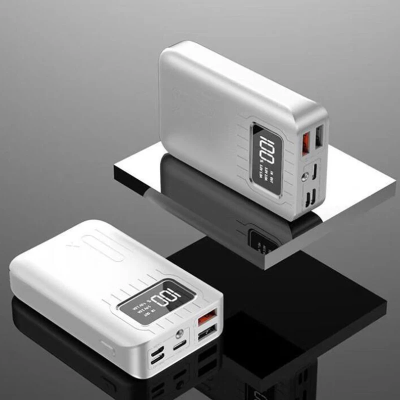 

Mini Power Bank 20000mAh 3 InputsSmall PoverBank Double USB for Iphone Samsung Xiaomi Digital Display External Portable Charger
