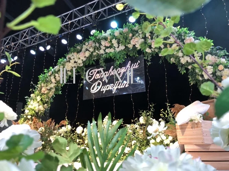 4 м/5 м ширина свадебная АРКА рамка фон для свадьбы металлическая круглый стойка