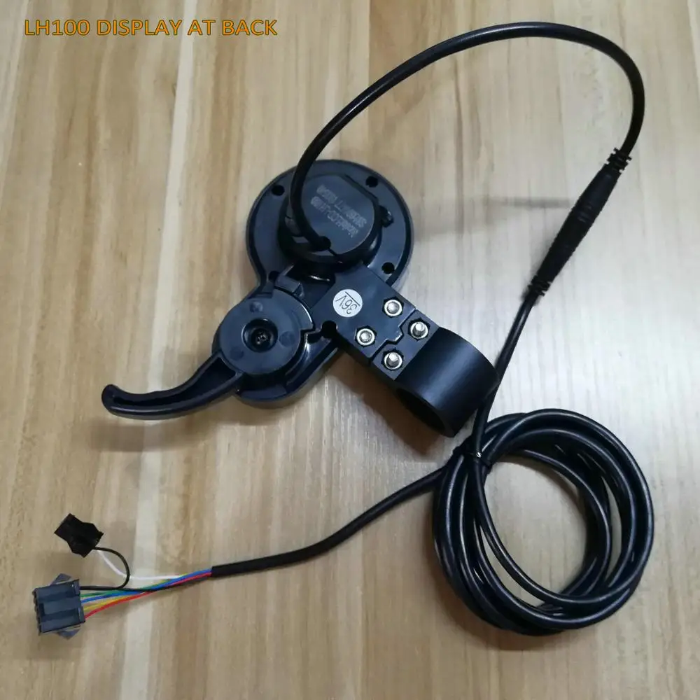24v36v48v60V ЖК-дисплей LH100 с переключателем/дроссельной заслонкой для электрического велосипеда, скутера, квадроцикла, трицикла, спидометра, ручного управления панелью