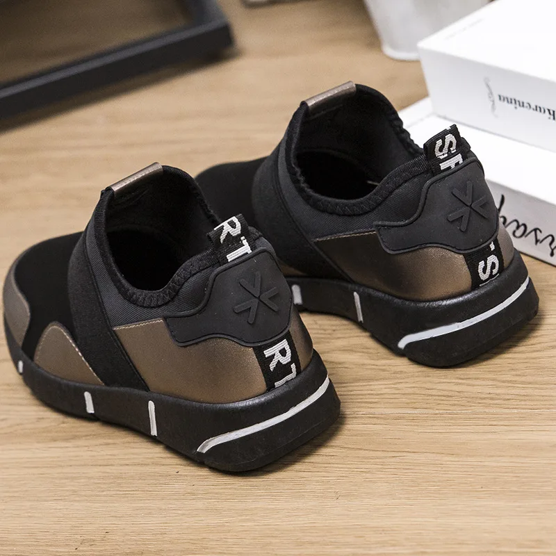 Новые корейские кроссовки на платформе Модная женская повседневная обувь