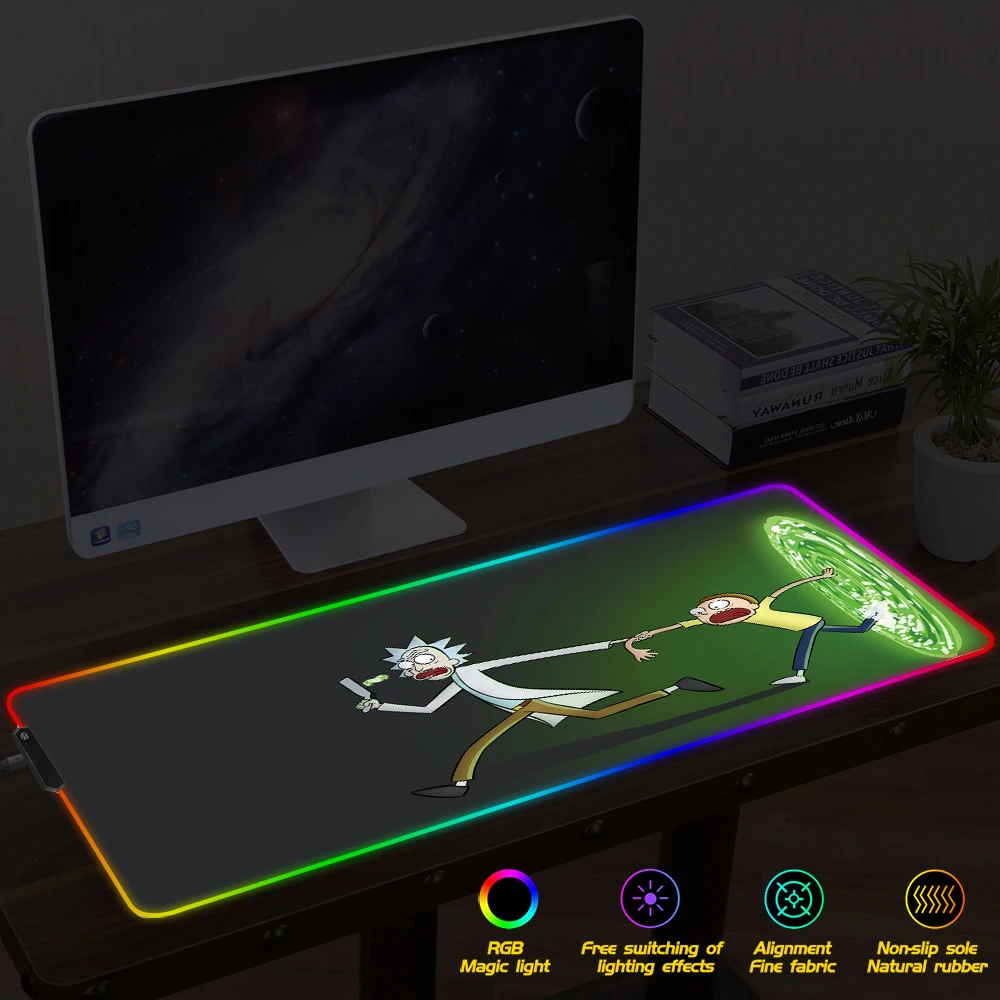 Аниме Ricka and marty большой RGB светодиодный много цветов USB Проводное освещение