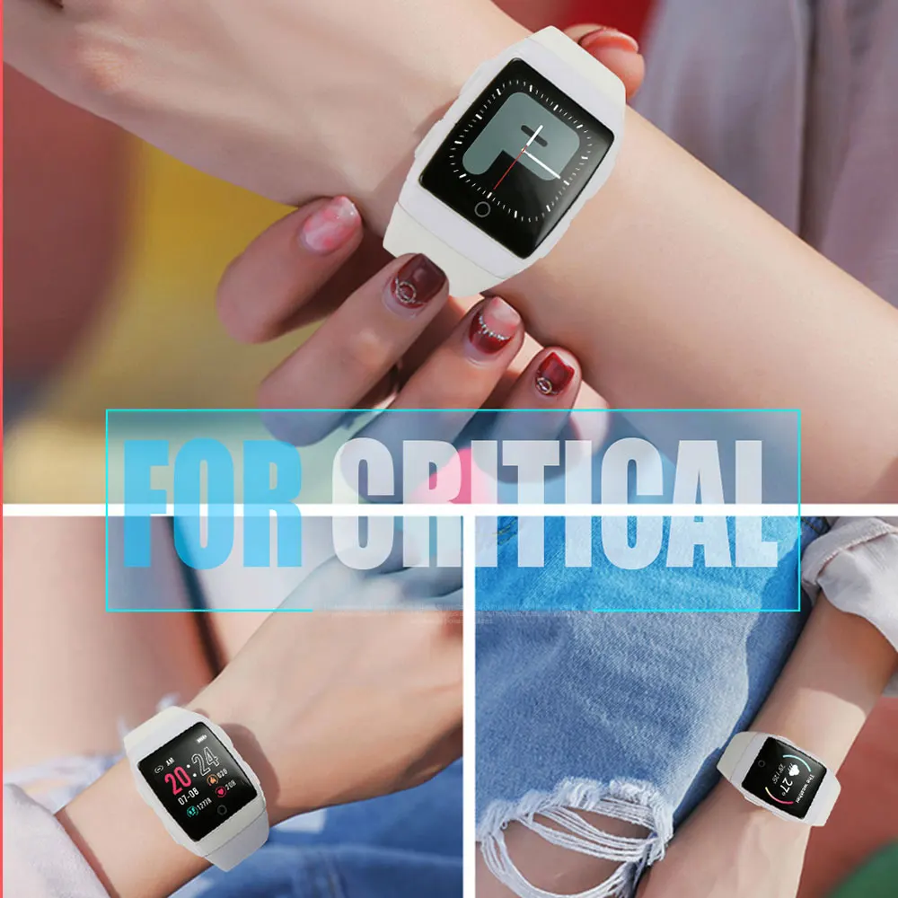 CR11 Смарт-часы для детей водонепроницаемые IP68 фитнес-трекер модные спортивные