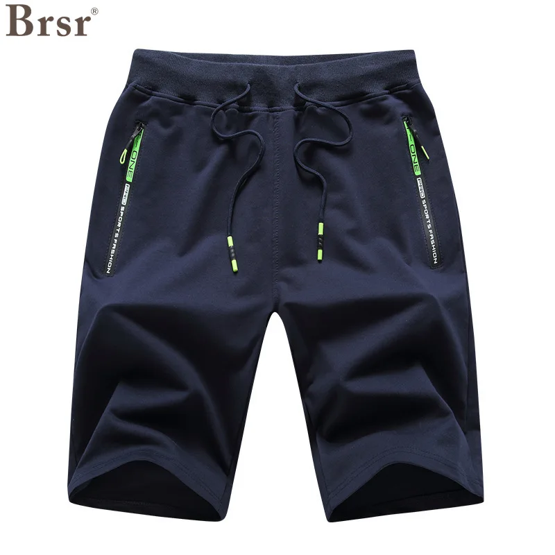 

Summer New Men's Sports Mens Clothing Shorts Elastic Band Casual Knitted Capris Loose Large Size Masculino Streetwear Masculina