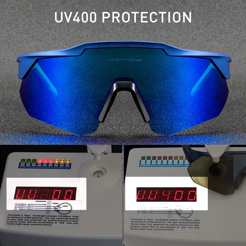 Солнцезащитные очки Kapvoe с защитой UV400 защитные ветрозащитные для велоспорта