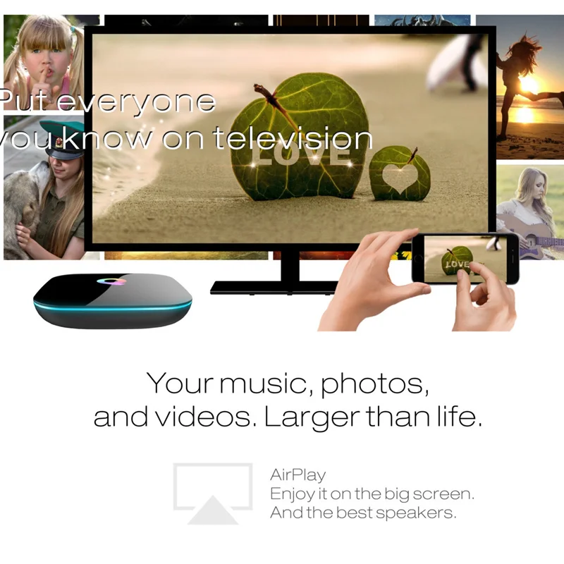 Оригинальная Android ТВ-приставка глобальная телевизионная коробка S 4K HDR Smart Ultra HD 16G