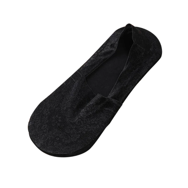1pair as pic 1/2 пар модные женские носки для девочек летние носки Стиль кружевное платье с ц веточным рисунком короткие носки противоскользящ ие Невидимый лодыжки носки с принтом носки-Тапочки - Цвет: 1pair as pic