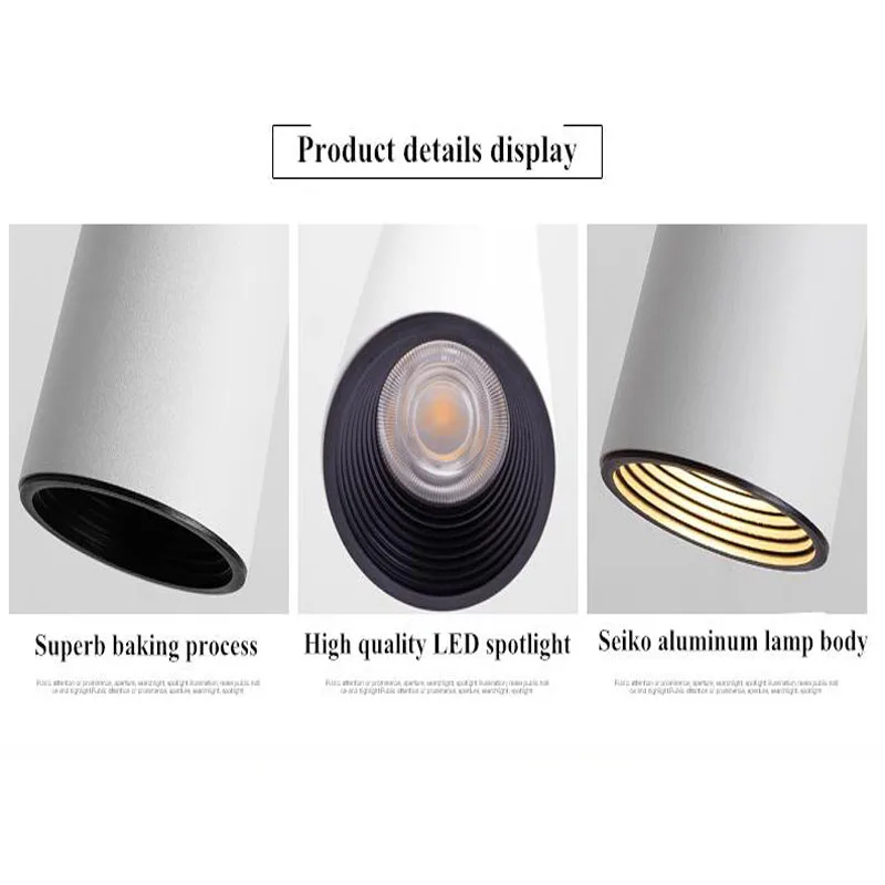 

Dimmable COB Cone LED Modern pendant light Aluminum&metal home 7W 9W 12W 15W hang lamp living room bar cafe droplight fixture