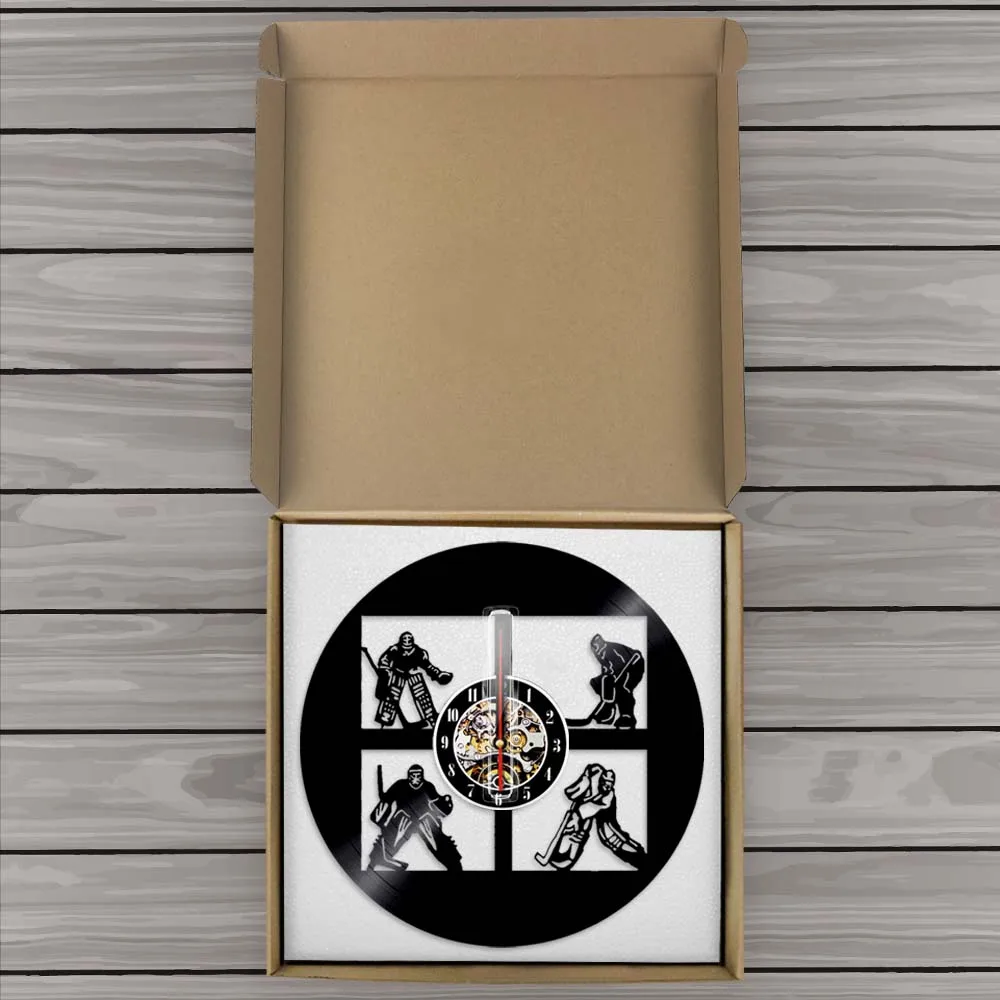 Настенные часы с зеркальной фотографией спортивные современные новоселье для