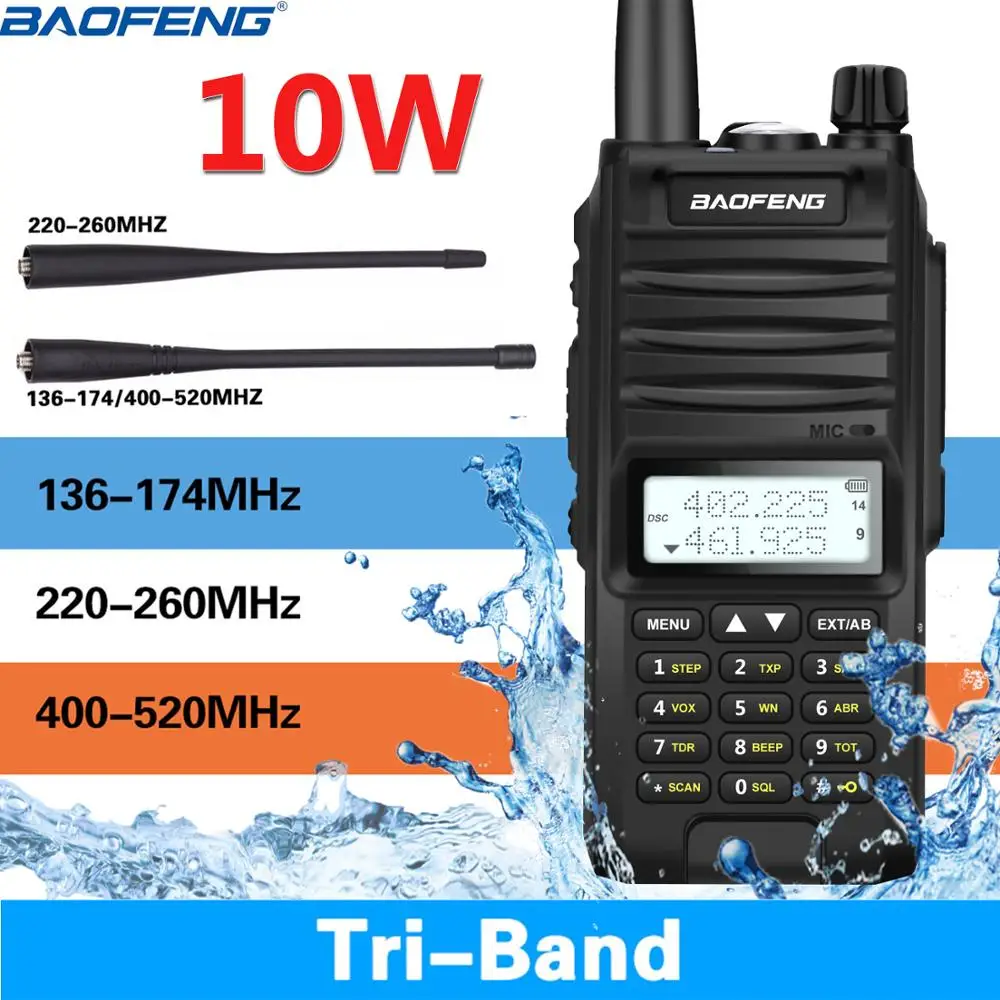 

Рация Baofeng BF-F11, водонепроницаемая, IP67, 4800 мАч, 10 Вт