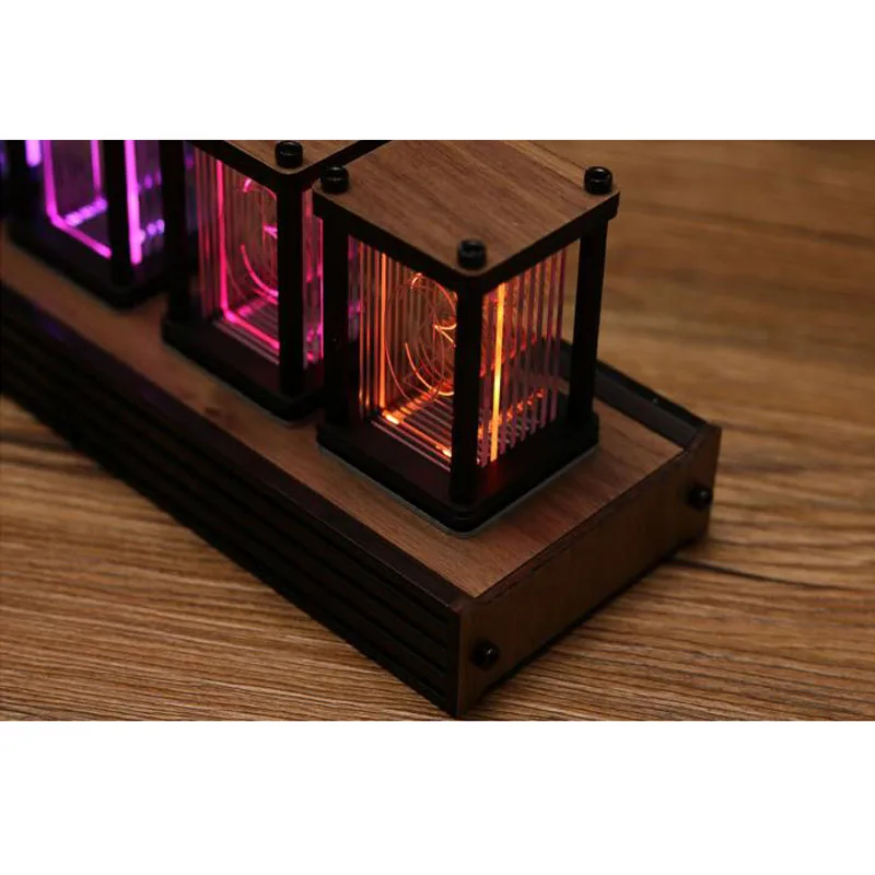 RGB псевдо светильник трубки часы DIY kit светодиодный настольный Творческий Декор