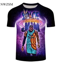 Space Jam 2  shirt men /women fashion cool 3D printed t-shirts Harajuku style tshirt streetwear summer