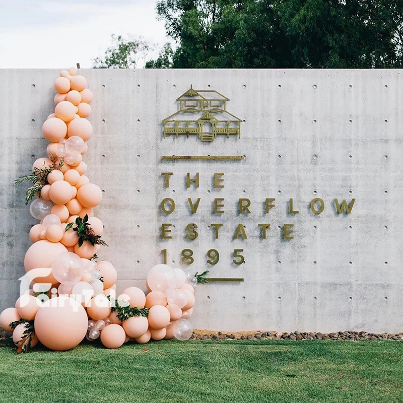 

104 шт. пастельные Макарон персиковые шары гирлянда арочный комплект прозрачный воздушный шар Декор для Baby Shower День рождения Свадебные прина...