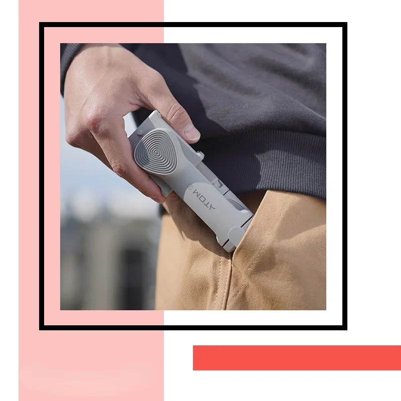 Фото 3-осевой Ручной Стабилизатор Snoppa ATOM2, карданный беспроводной Bluetooth селфи-штатив для телефона, стабилизатор ATOM 2 для iPhone HuaCD №3