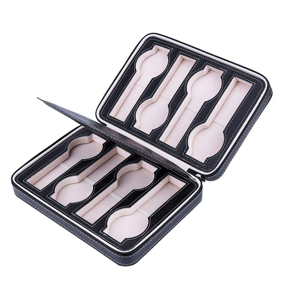 

Дорожный чехол для часов SZanbana, 8 отделений, искусственная кожа